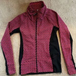 Lululemon radiant jacket limited edition pink/black full zip